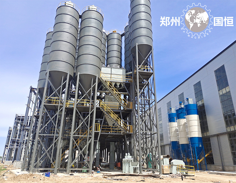 北京北鹏时产100吨干粉砂浆设备